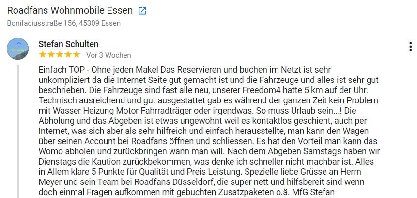 Kundenfeedback Google