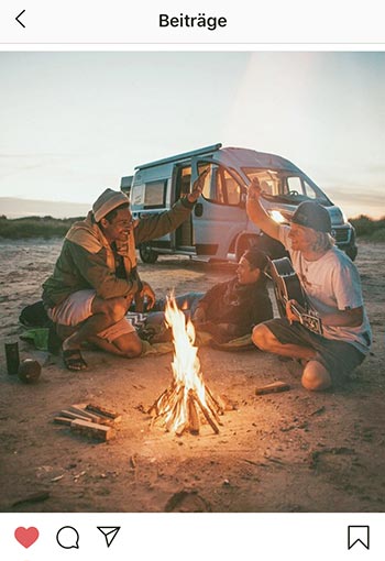 Lagerfeuer am Strand