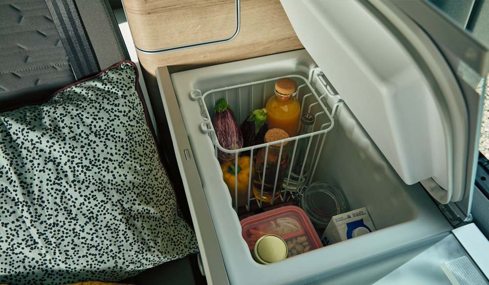 Kühlschrank im VW T6.1 California Coast Edition