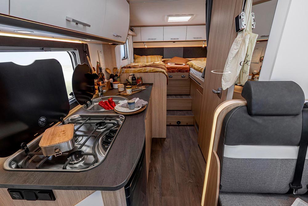 Küche im Wohnmobil – Sunlight T66