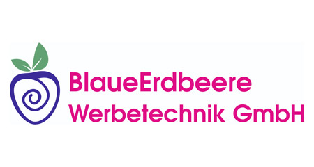 BlaueErdbeere - Werbetechnik GmbH – Logo