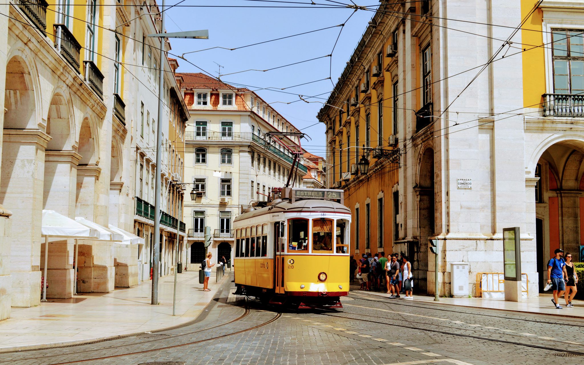 Campen in Portugal - Lissabon Innenstadt