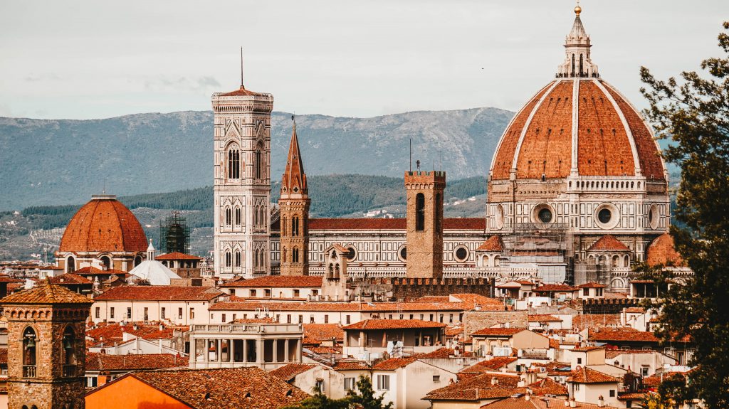 Toskana Tour Wohnmobil - Die Dächer von Florenz