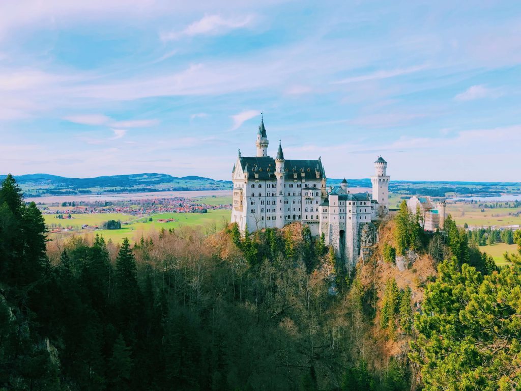 Ausblick auf das Schloss Neuschwanstein