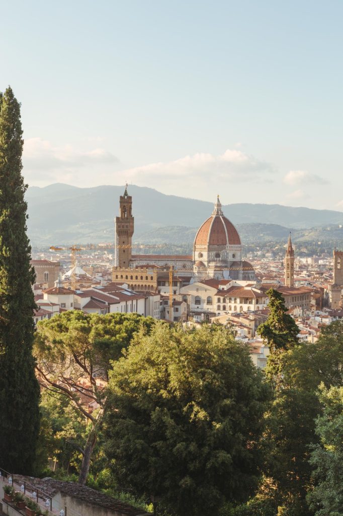Glamping Toskana - Aussicht auf Florenz 