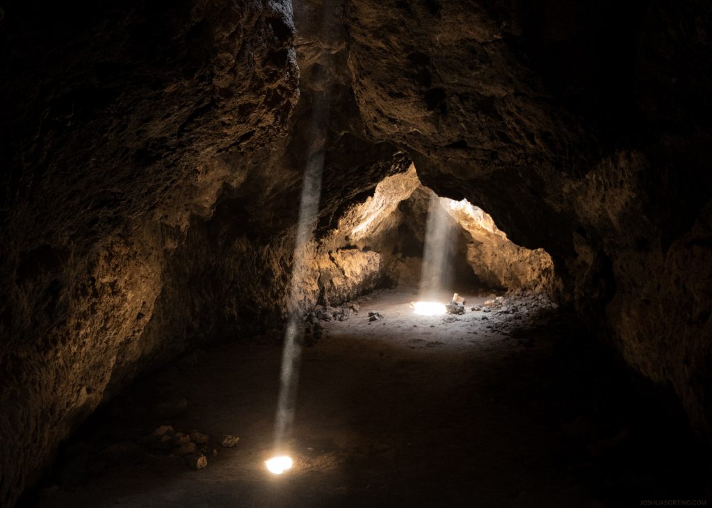 Campingplätze Schottland - Smoo-Höhle mit Lichteinfall von oben