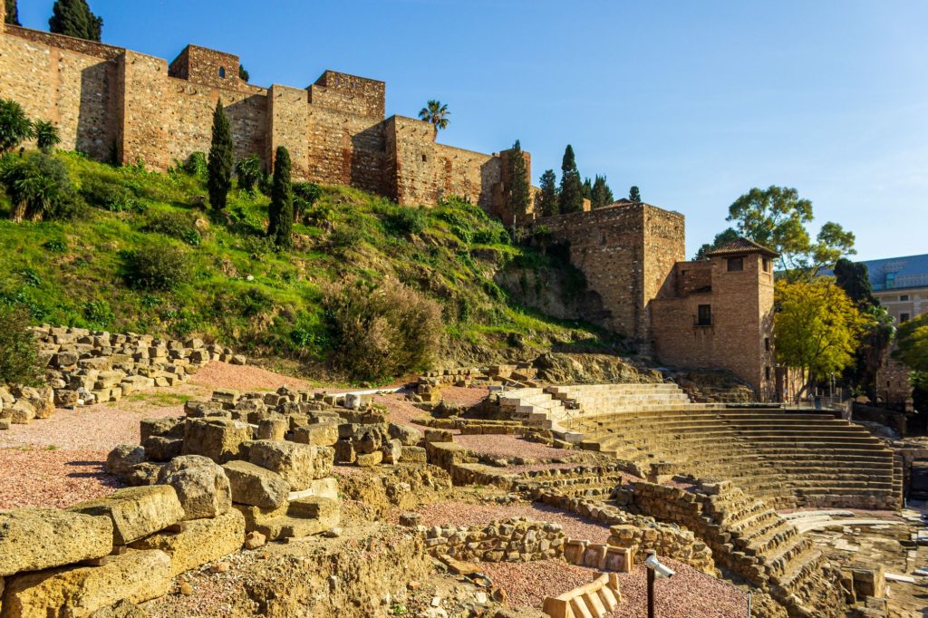 Alcazaba Festung in Malaga