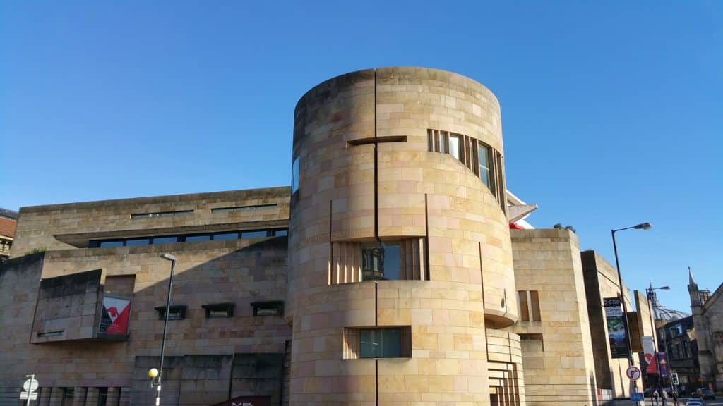 Camping Edinburgh - Blick auf das National Museum of Scotland.